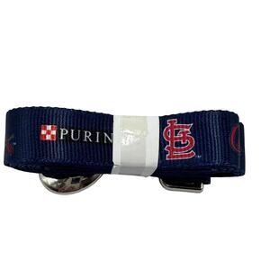 St Louis Cardinals Purina Dog Leash Collar Clip Snap Hook Blue Red Pet Accessory